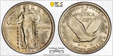 1921 25C MS66FH