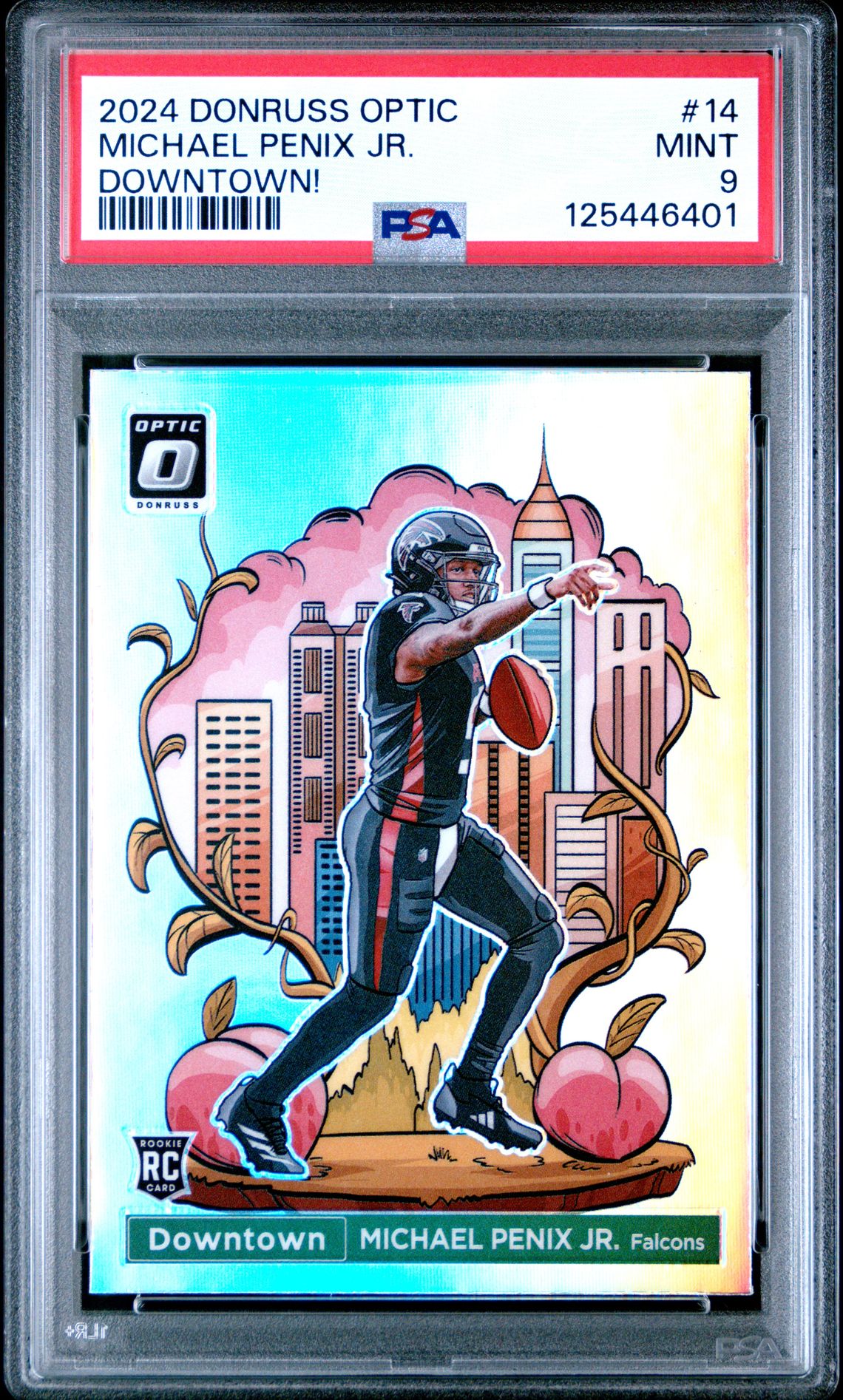 2024 Panini PANINI DONRUSS OPTIC DOWNTOWN! #14 Michael Penix Jr. front