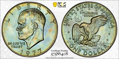 1977 $1 MS67+ 