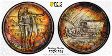 1939-D 50C Oregon MS68+