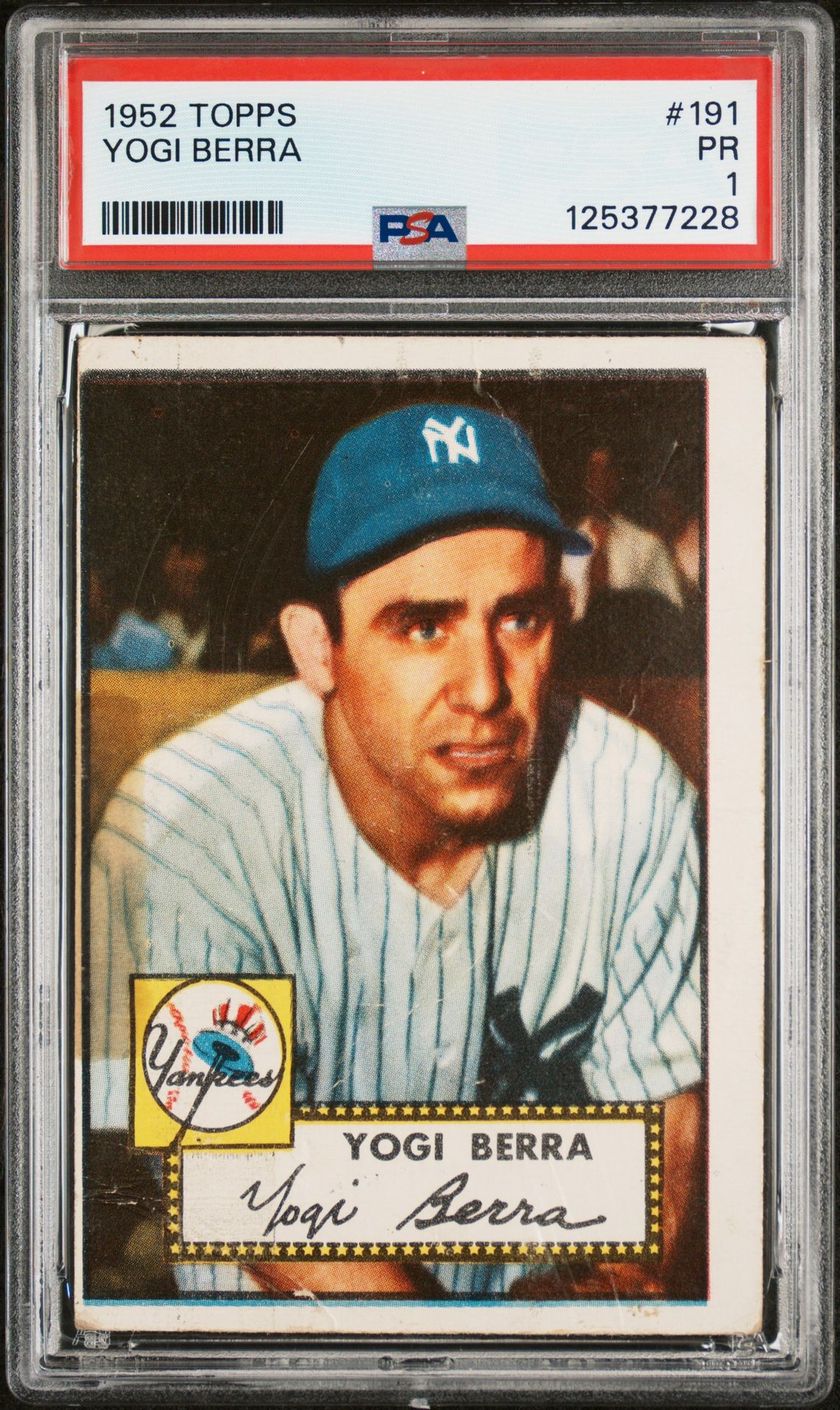 1952 Topps TOPPS #191 Yogi Berra front