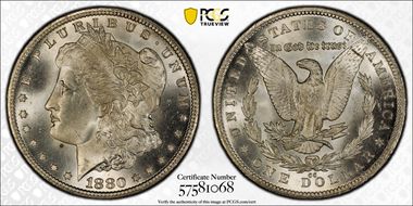1880-CC $1 MS66