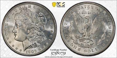 1903 $1 MS66
