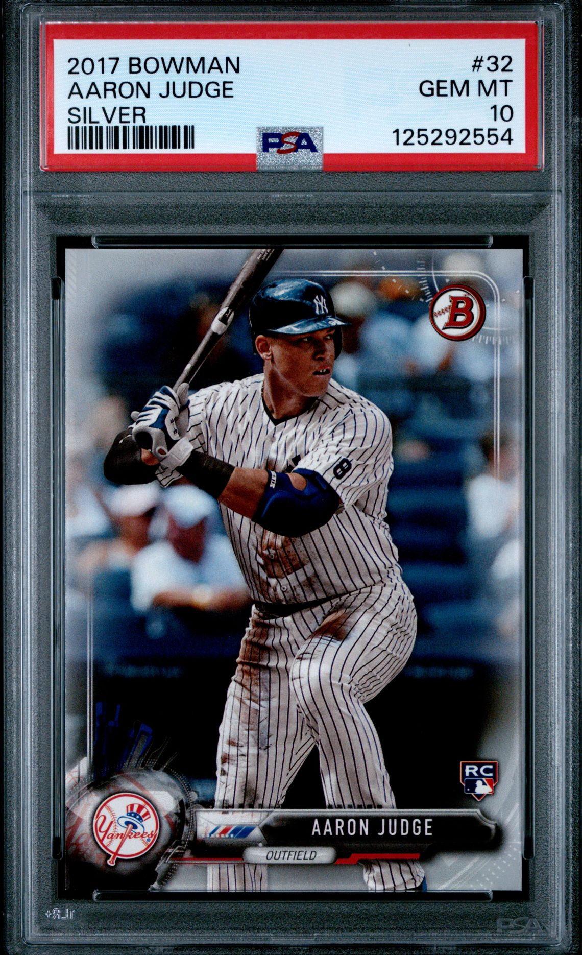2017 Bowman BOWMAN SILVER #32 Aaron Judge front