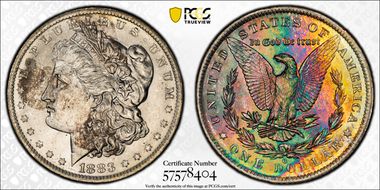 1883-O $1 MS63