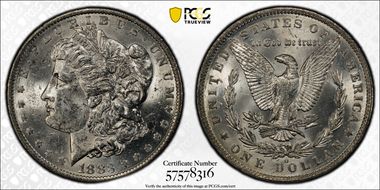1883-O $1 MS61