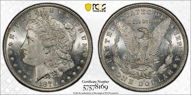 1879-O $1 MS62