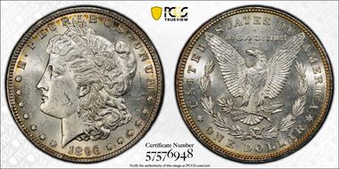 1896 $1 MS61