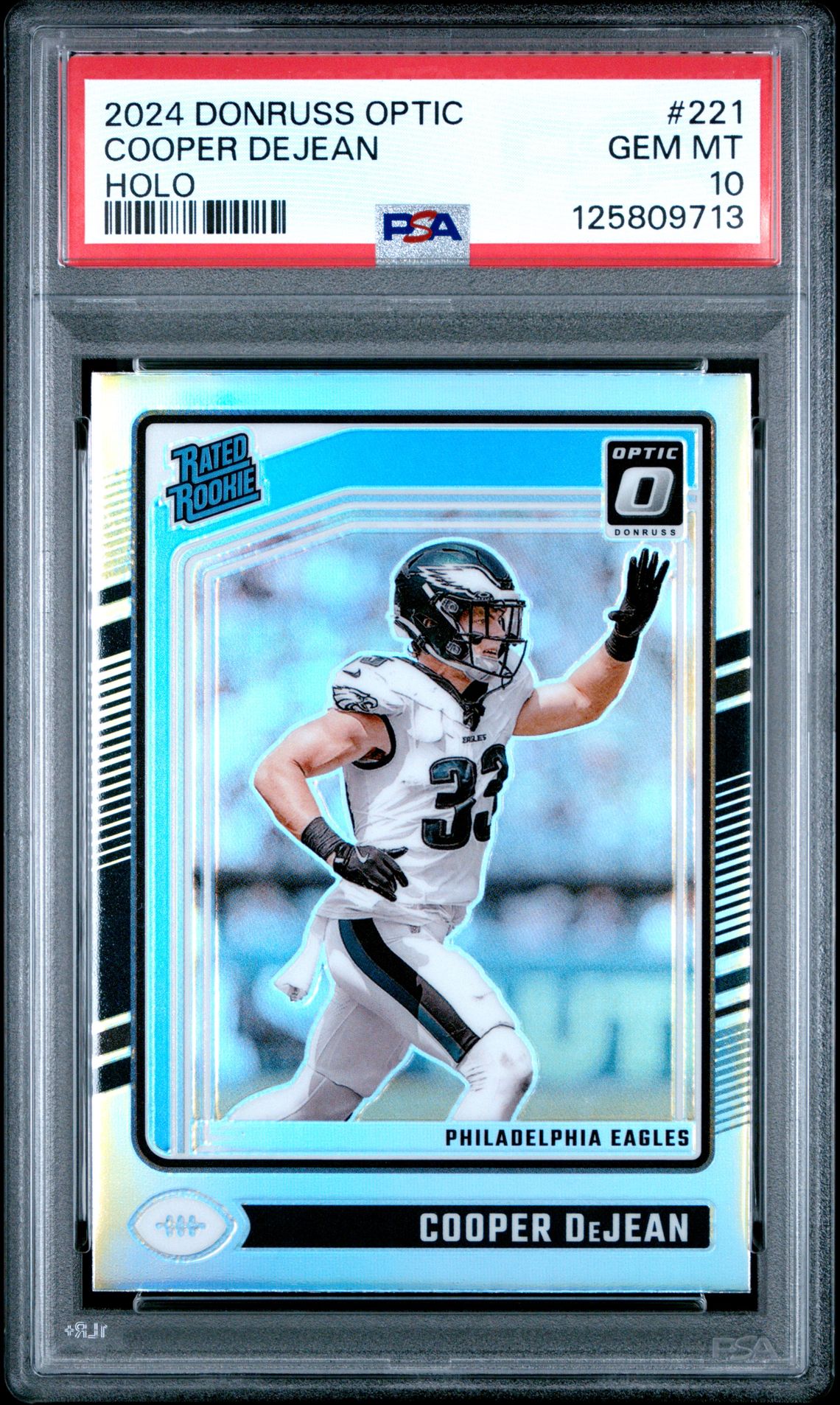 2024 Panini PANINI DONRUSS OPTIC HOLO #221 Cooper Dejean front