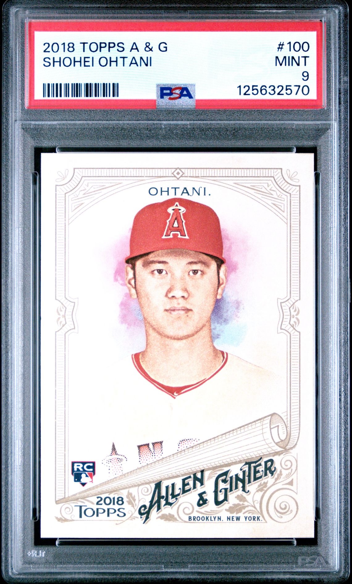 2018 Topps TOPPS ALLEN & GINTER #100 Shohei Ohtani front