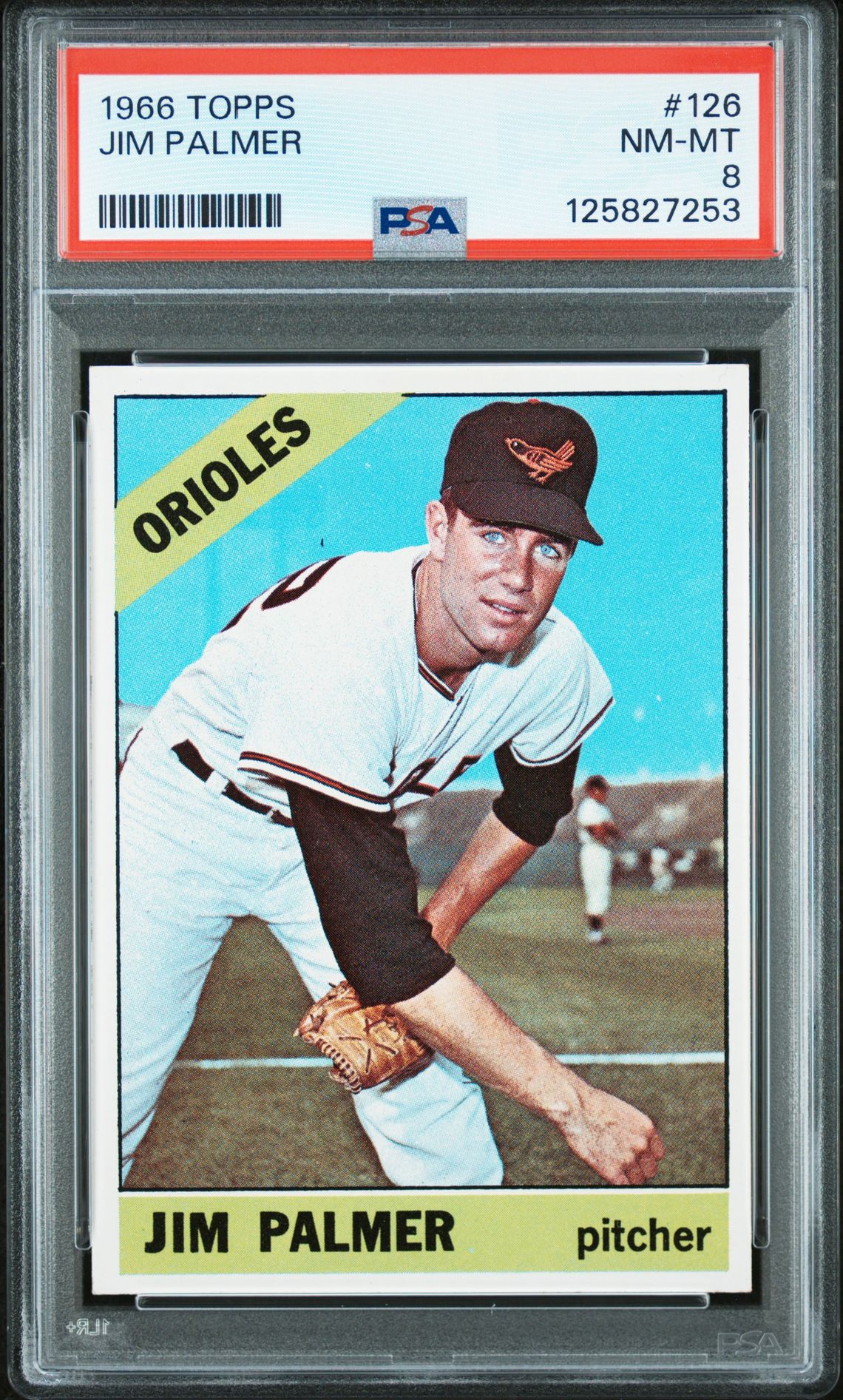 1966 Topps #126 Jim Palmer front