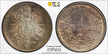 1886-G Mark J-9 MS62