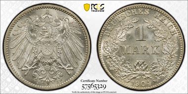 1904-J Mark J-17 MS65