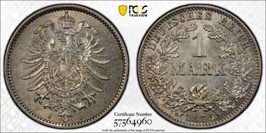 1875-J Mark J-9 MS63