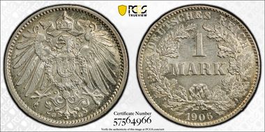 1906-G Mark J-17 MS65