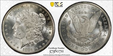 1884-CC $1 MS63