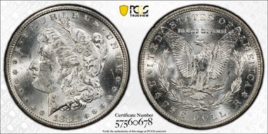1882-CC $1 MS62