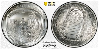 2019-P $1 Apollo 11 50th Anniversary MS70