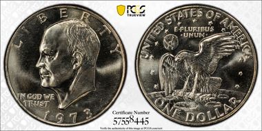 1973-D $1 MS66+