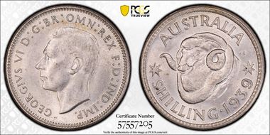 1939(m) Shil KM-39  Ag MS64