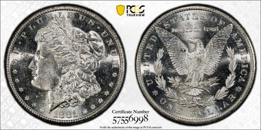 1881-S $1 MS62