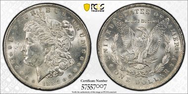 1884-O $1 MS63