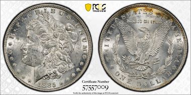 1885 $1 MS61