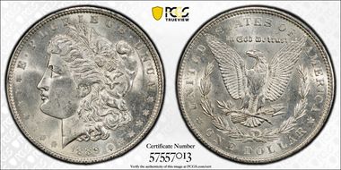 1889 $1 MS62