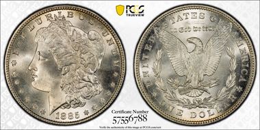 1885 $1 MS67
