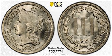 1889 3CN MS67+ 