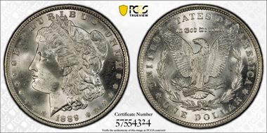 1889 $1 MS67