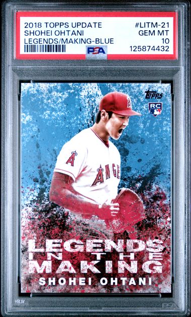 2018 Topps LEGENDS/MAKING-BLUE #LITM-21 Shohei Ohtani front