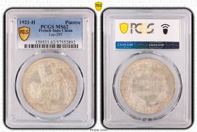 1921-H Piastre Lec-297 MS62