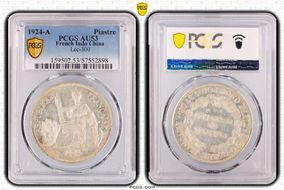 1924-A Piastre Lec-300 AU53