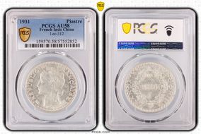 1931 Piastre Lec-312 AU58
