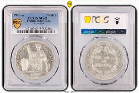 1927-A Piastre Lec-303 MS61