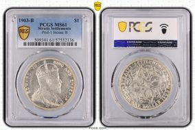 1903-B $1 Prid-1 Incuse B MS61