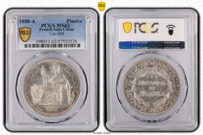 1888-A Piastre Lec-269 MS62