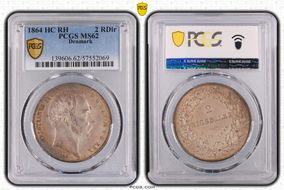 1864 HC RH 2 RDlr MS62