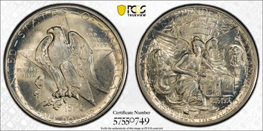 1936-D 50C Texas MS66+