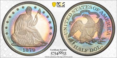 1879 50C PR67