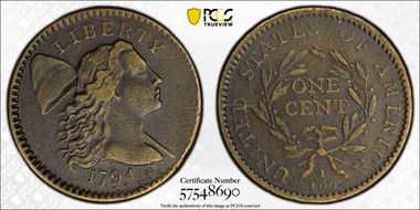 1794 1C No Fraction Bar VF25BN