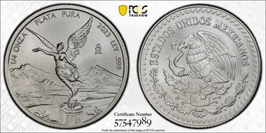 2023-Mo 1/4 oz Libertad Ag MS70