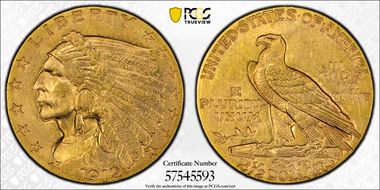 1912 $2.50 MS63