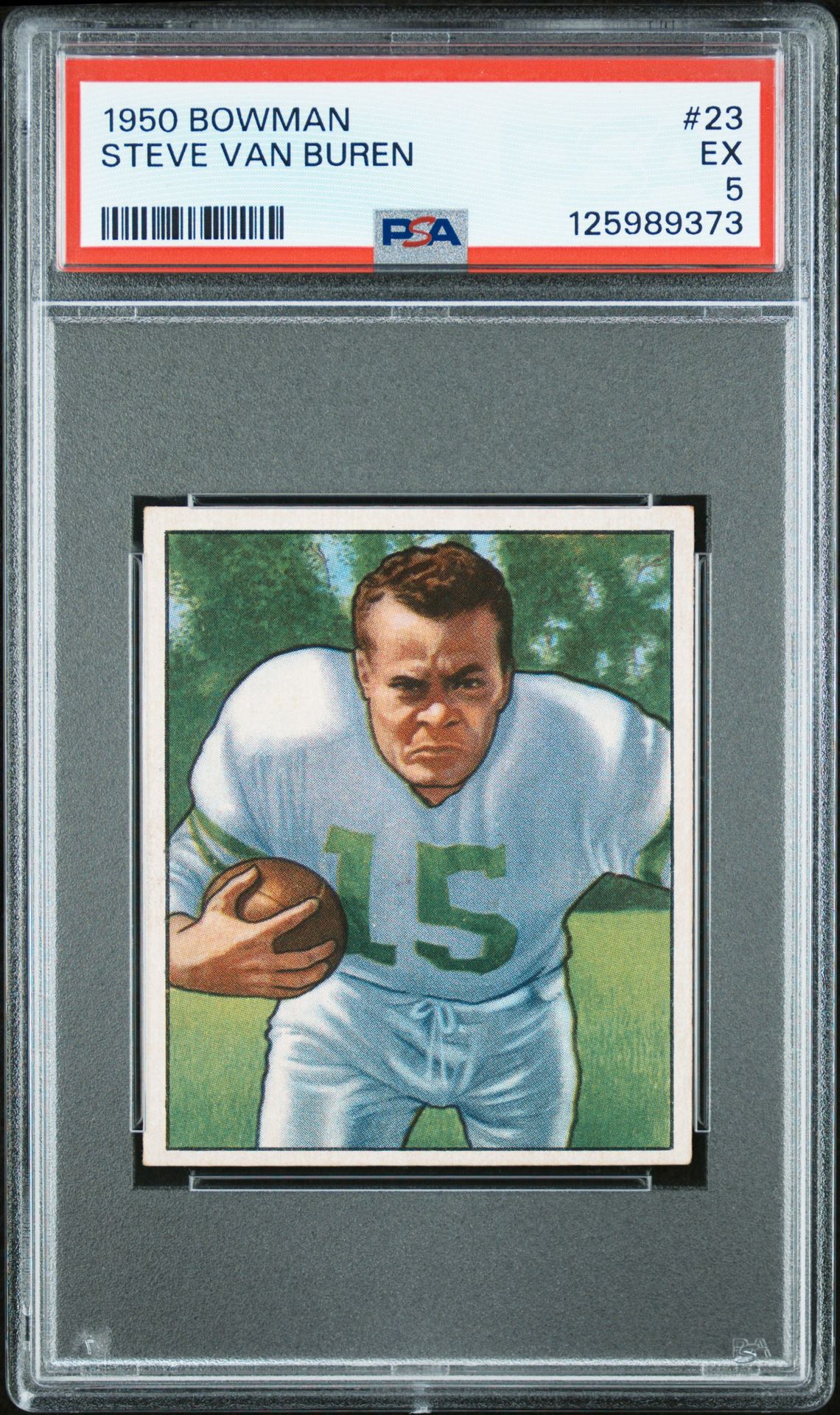 1950 Bowman BOWMAN #23 Steve Van Buren front
