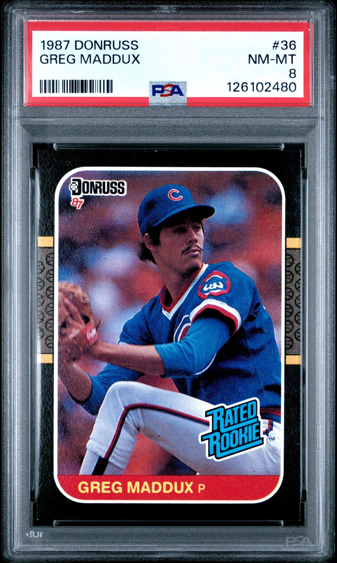 1987 Panini Donruss #36 Greg Maddux front