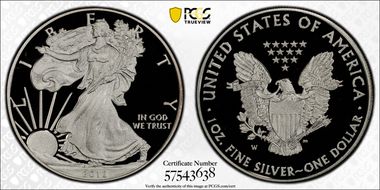 2012-W $1 Silver Eagle PR69DCAM