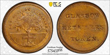 (c.1790) Tk 1/4D DH-43 Lanarkshire AU53BN