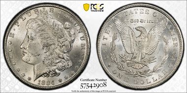 1884-CC $1 MS63