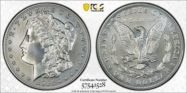 2025 $1 Morgan Dollar First Strike MS69